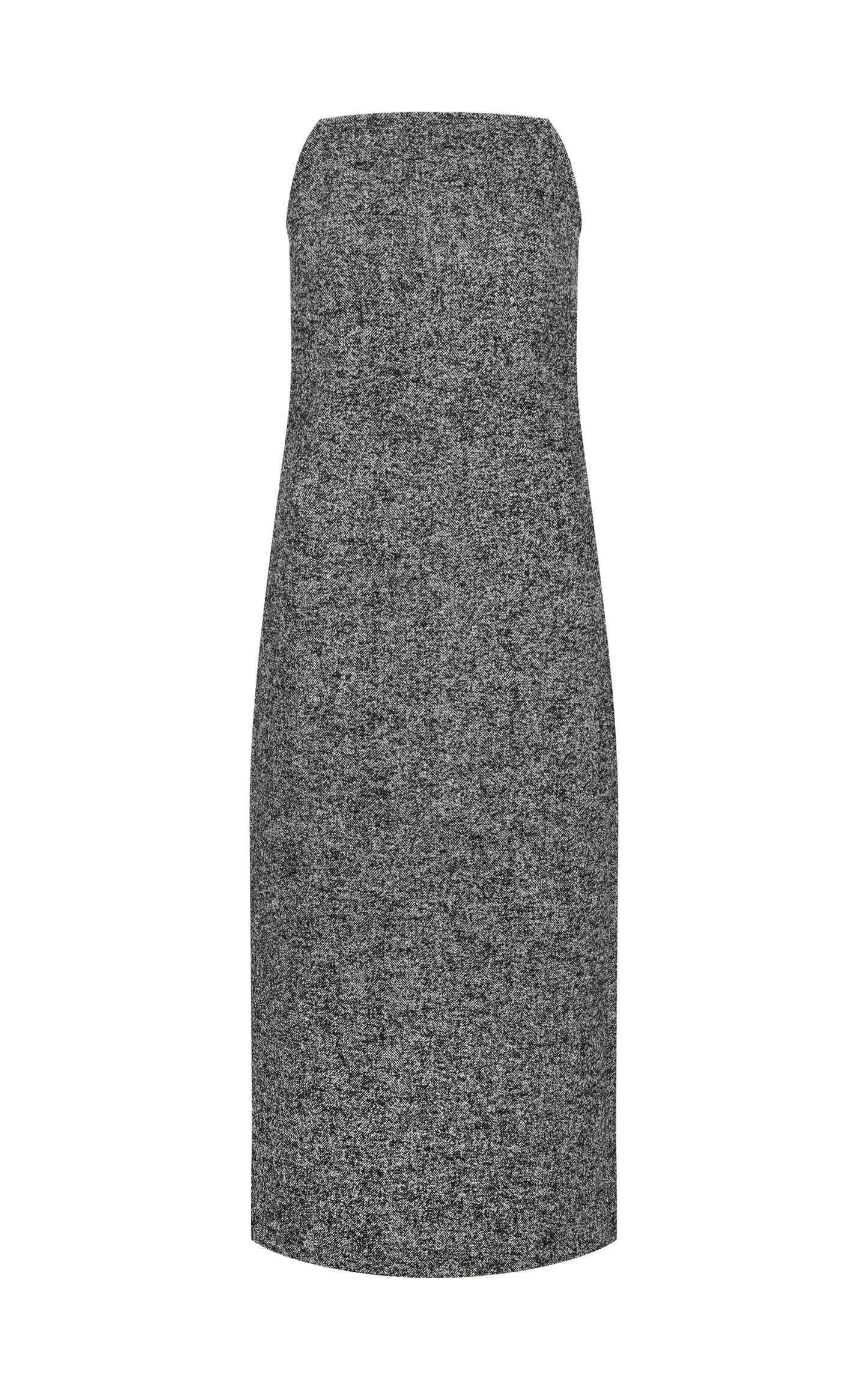 Harris Tapper Andree herringbone wool-blend midi dress