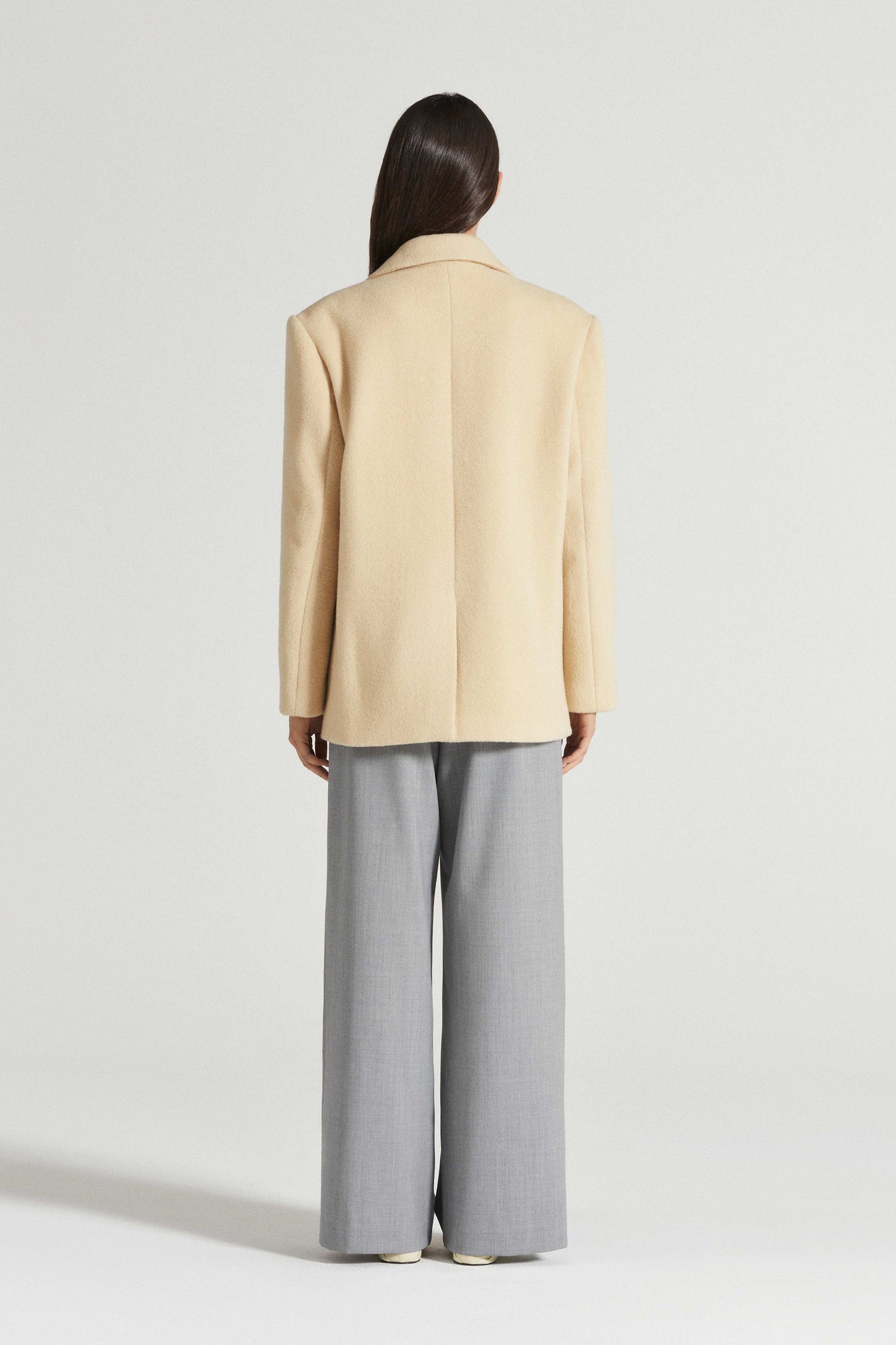 Bernadette brushed wool-blend blazer