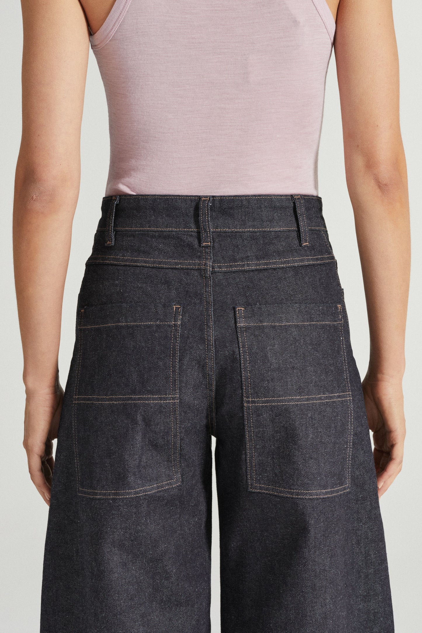Emery high-rise barrel-leg jeans