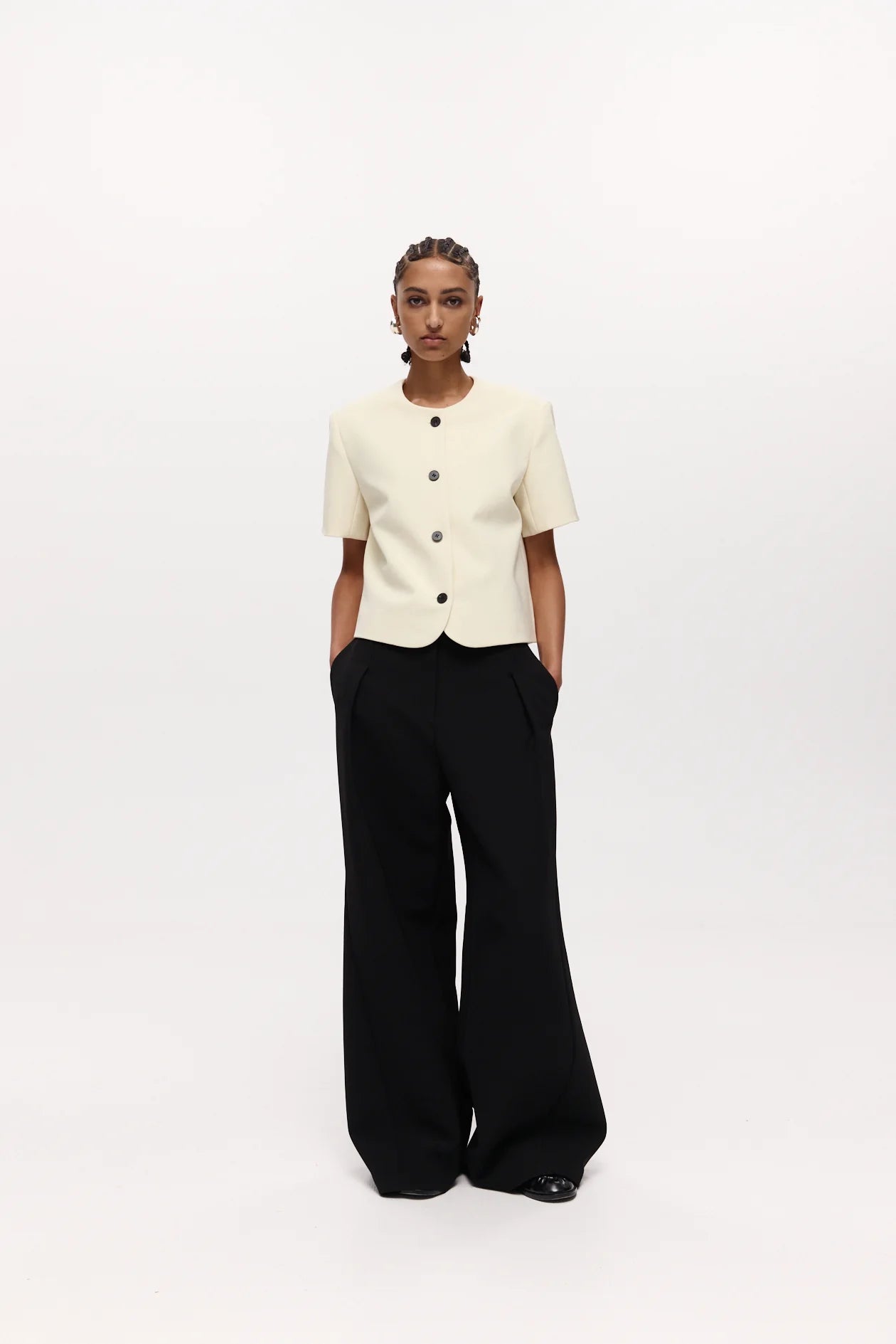 Tilmens bonded crepe top
