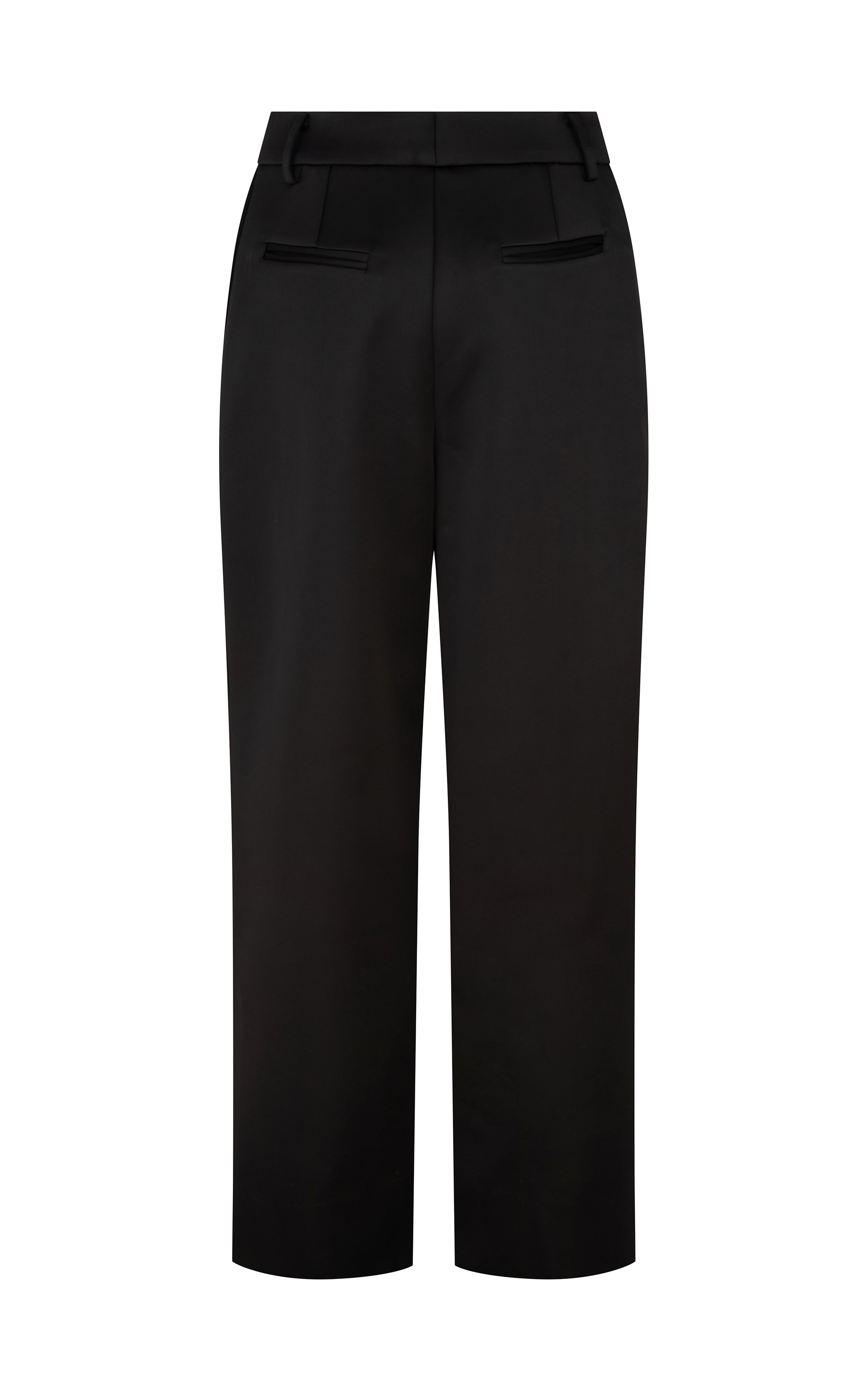 Harris Tapper Abel duchesse stretch-satin straight-leg pants
