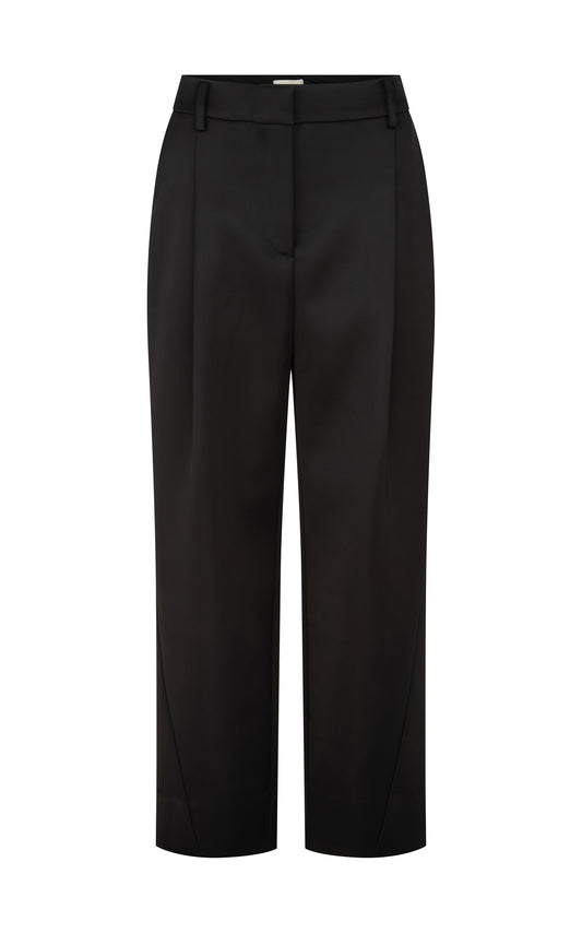 Harris Tapper Abel duchesse stretch-satin straight-leg pants