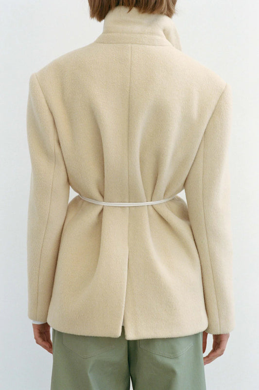 Bernadette brushed wool-blend blazer