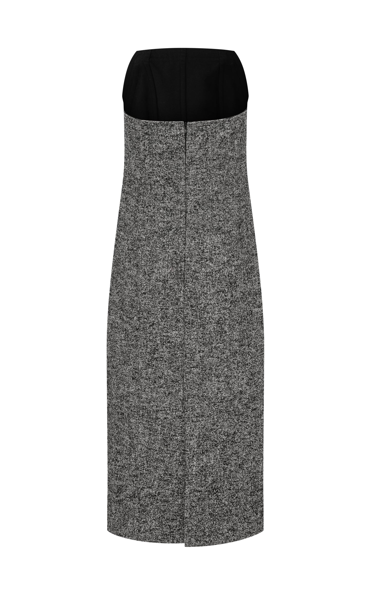 Harris Tapper Andree herringbone wool-blend midi dress