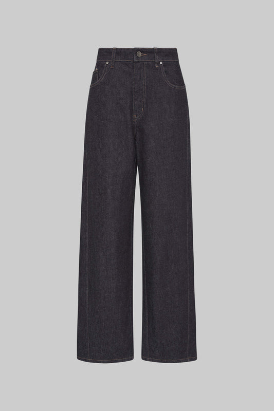 Emery high-rise barrel-leg jeans