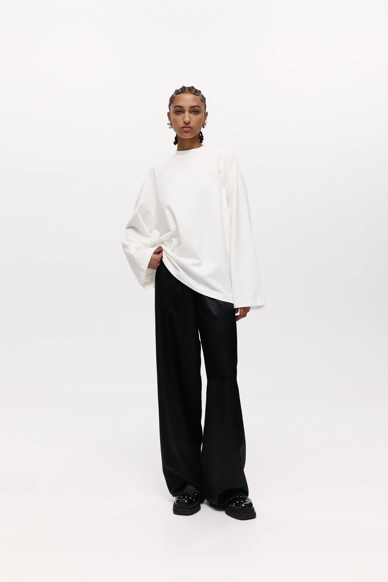 Gibson oversized brushed cotton T-shirt