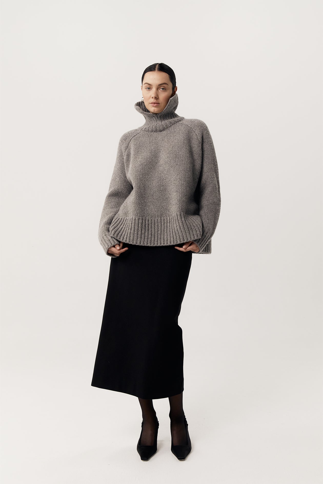 Harris Tapper wool and cashmere-blend turtleneck sweater