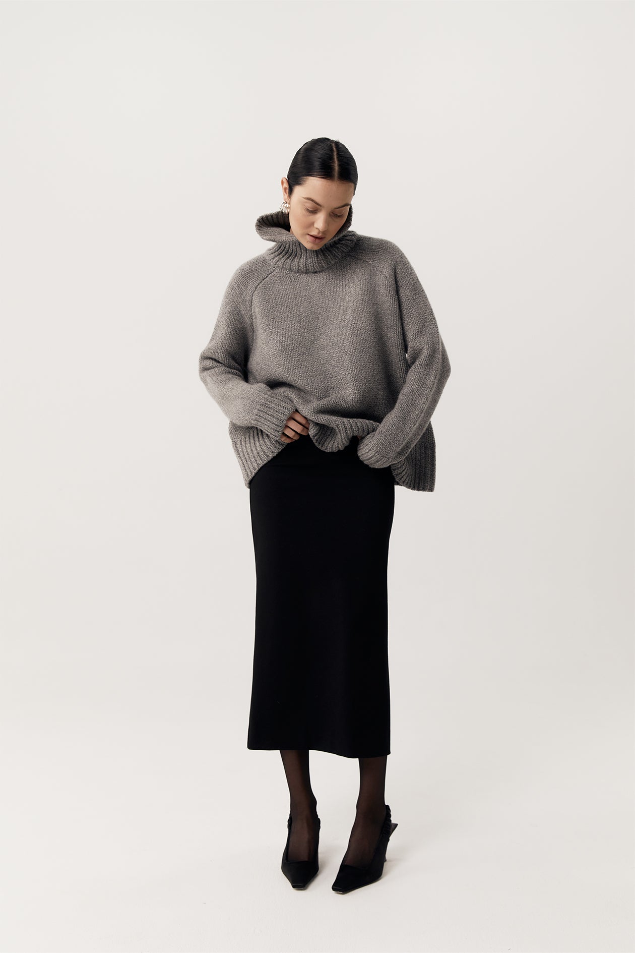 Harris Tapper wool and cashmere-blend turtleneck sweater