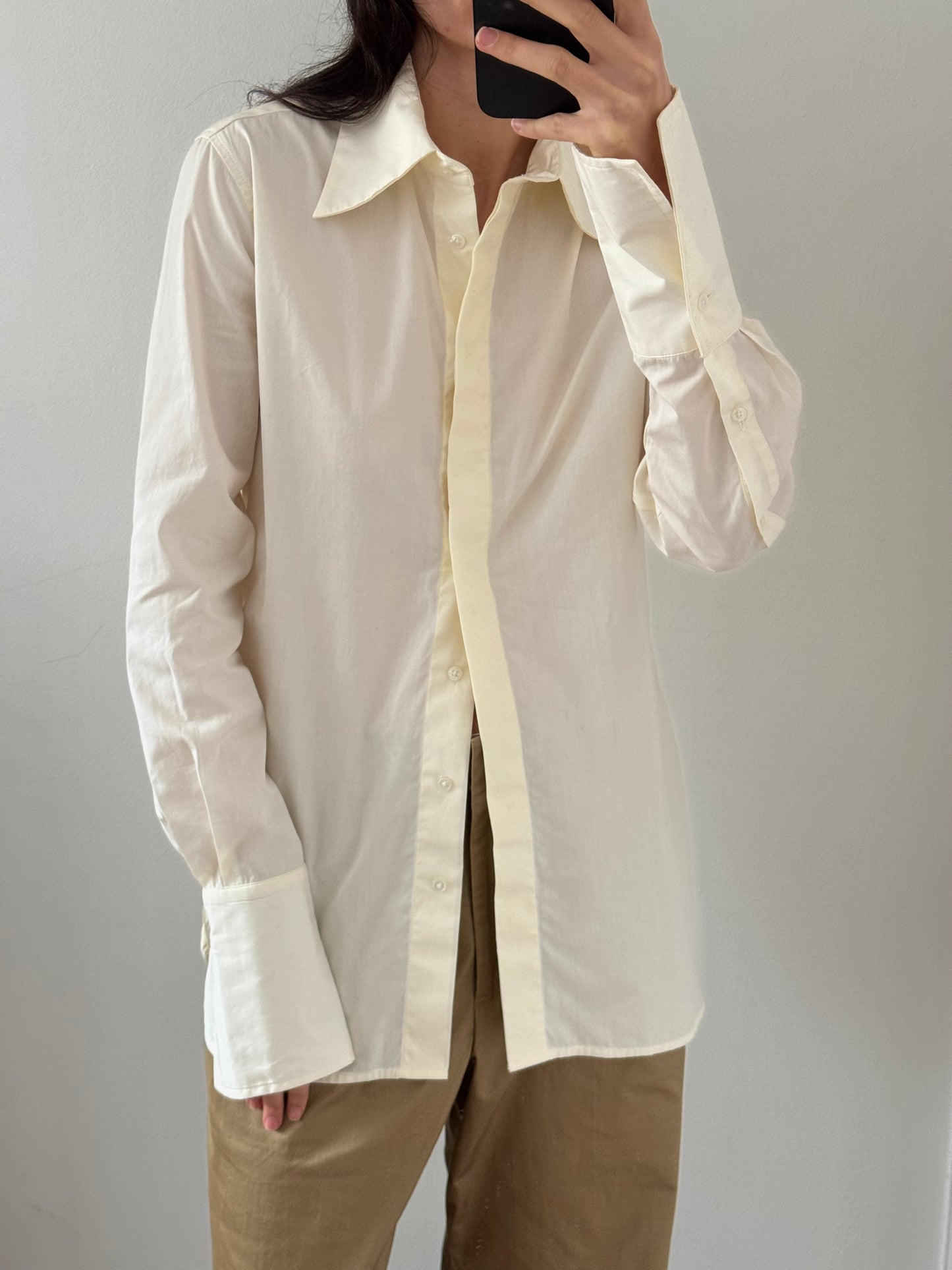 Cotton-poplin shirt