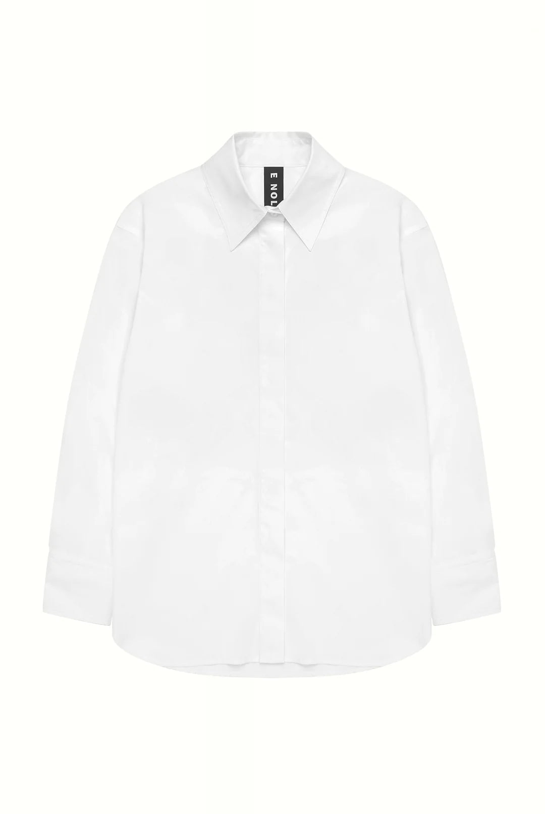 Oversized cotton-poplin shirt